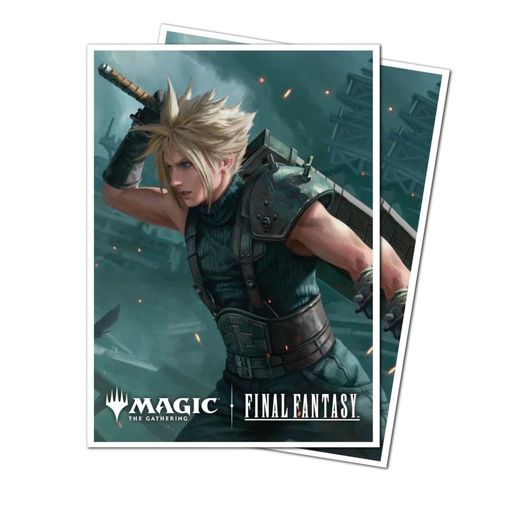 Ultra PRO - Final Fantasy x Universes Beyond Cloud, Ex-Soldier 105ct APEX Deck Protector™ Sleeves for Magic: The Gathering | Trading Card Accessories, Collectible Card Game Gear