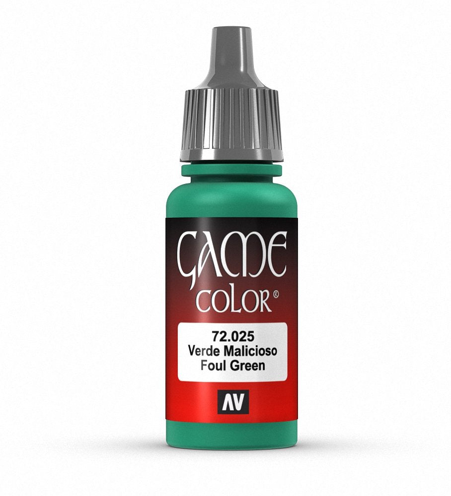 Vallejo Game Color Foul Green Paint, 18ml