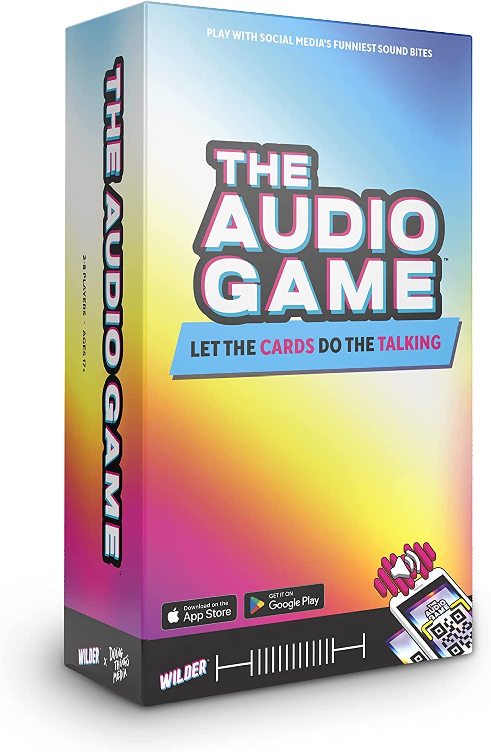 The Audio Game – A Raunchy Card Game – Use Viral Social Media Clips to Roast Your Friends – Hear The Hilarious Cards – Game Night Must Have (17+)