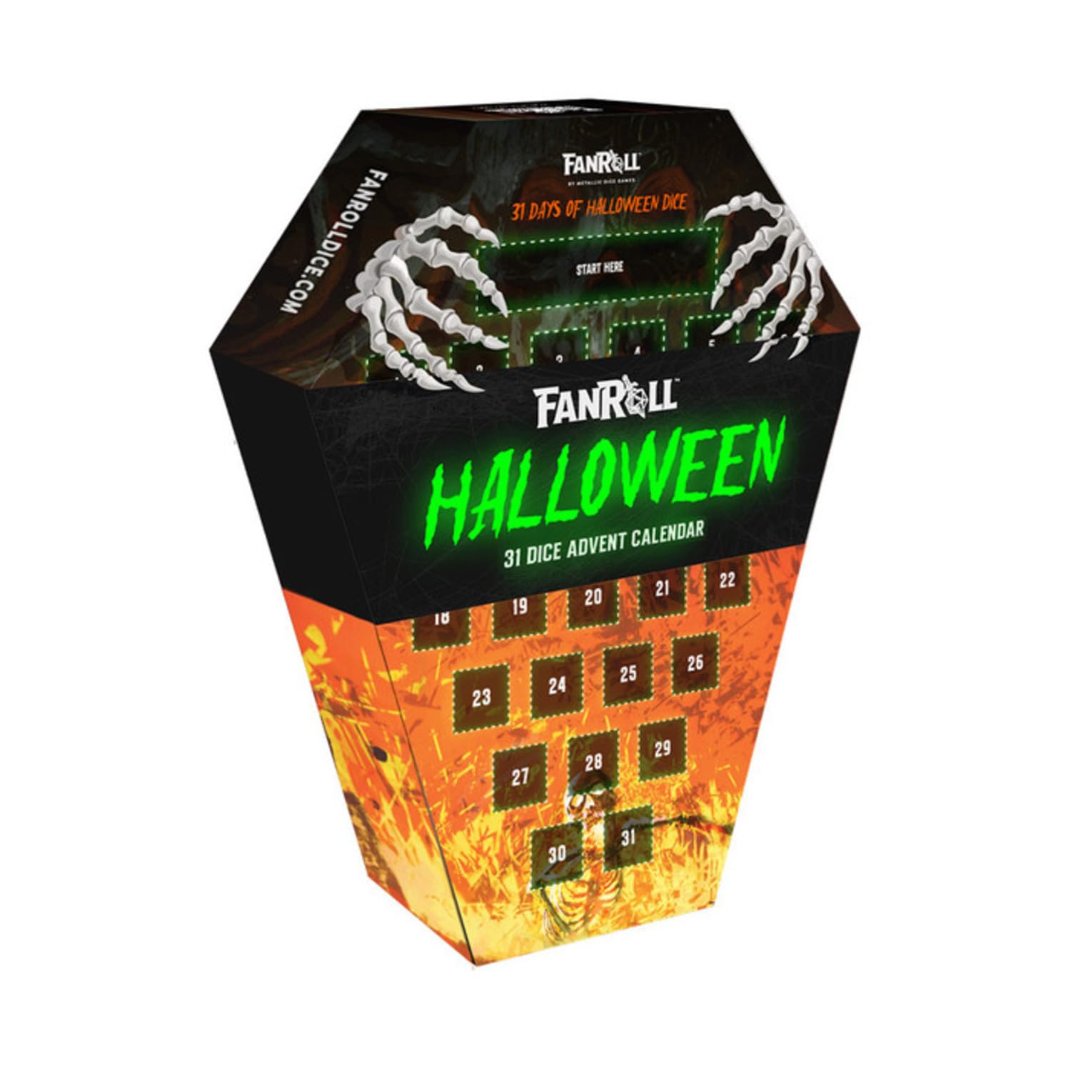 Halloween Dice Goblin Advent Calendar 2025: FanRoll Dice Set