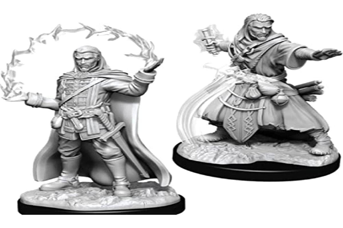 D&D: Nolzur's Marvelous Minis: Male Human Wizard W11 (Unpainted)