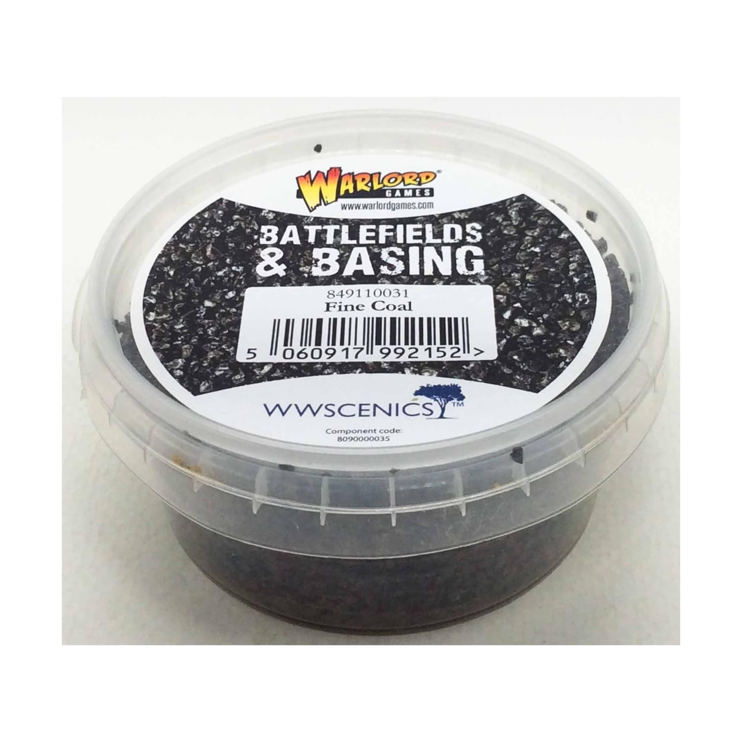 Coal for Basing & Battlefields: Fine (180ml) by War World Scenics