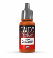 Vallejo Game Color Parasite Brown Paint, 18ml