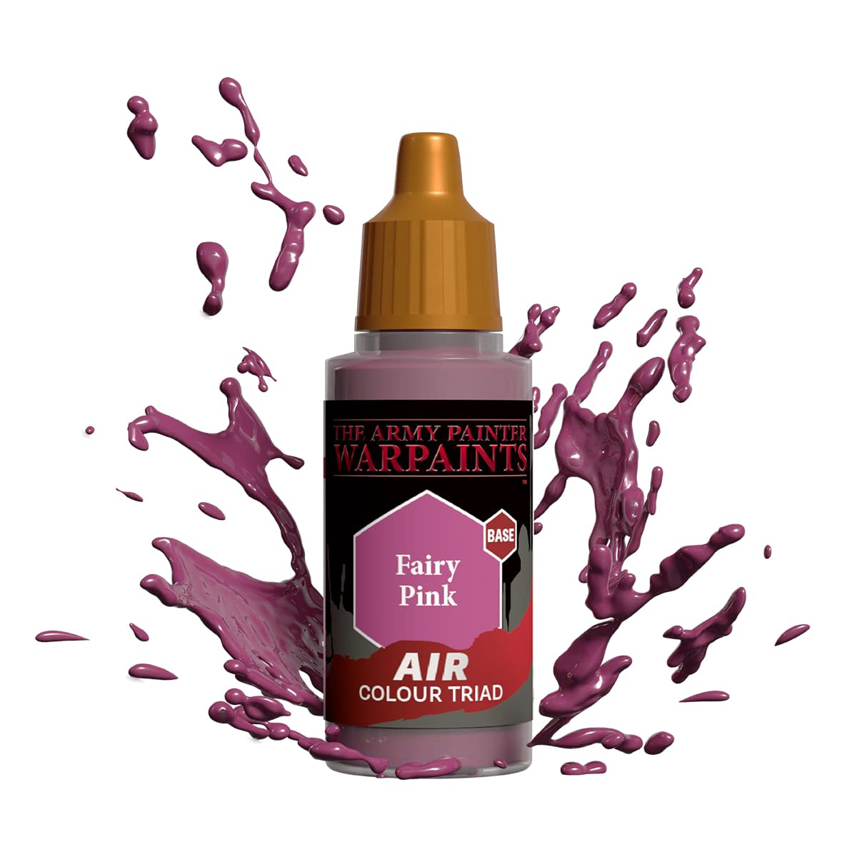 The Army Painter Warpaints Air Fairy Pink - Water Based Airbrush Paint – Acrylic Paint and Primer for Tabletop Roleplaying, Boardgames, and Wargames Miniature Model Painting