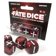 Evil Hat Productions EHP09021 Fate Infernal Dice, Multi-Colour, Multicoloured