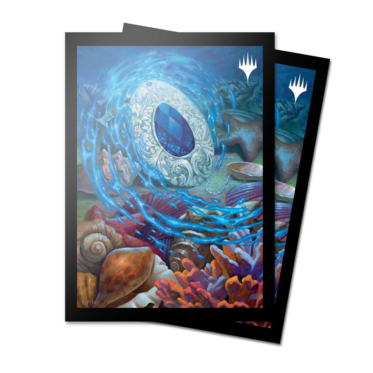 Ultra PRO - Modern Horizons 3 Sapphire Medallion 100ct Deck Protector Sleeves for Magic: The Gathering, Protective Premium Collectible Trading Card Sleeve Game Accessory