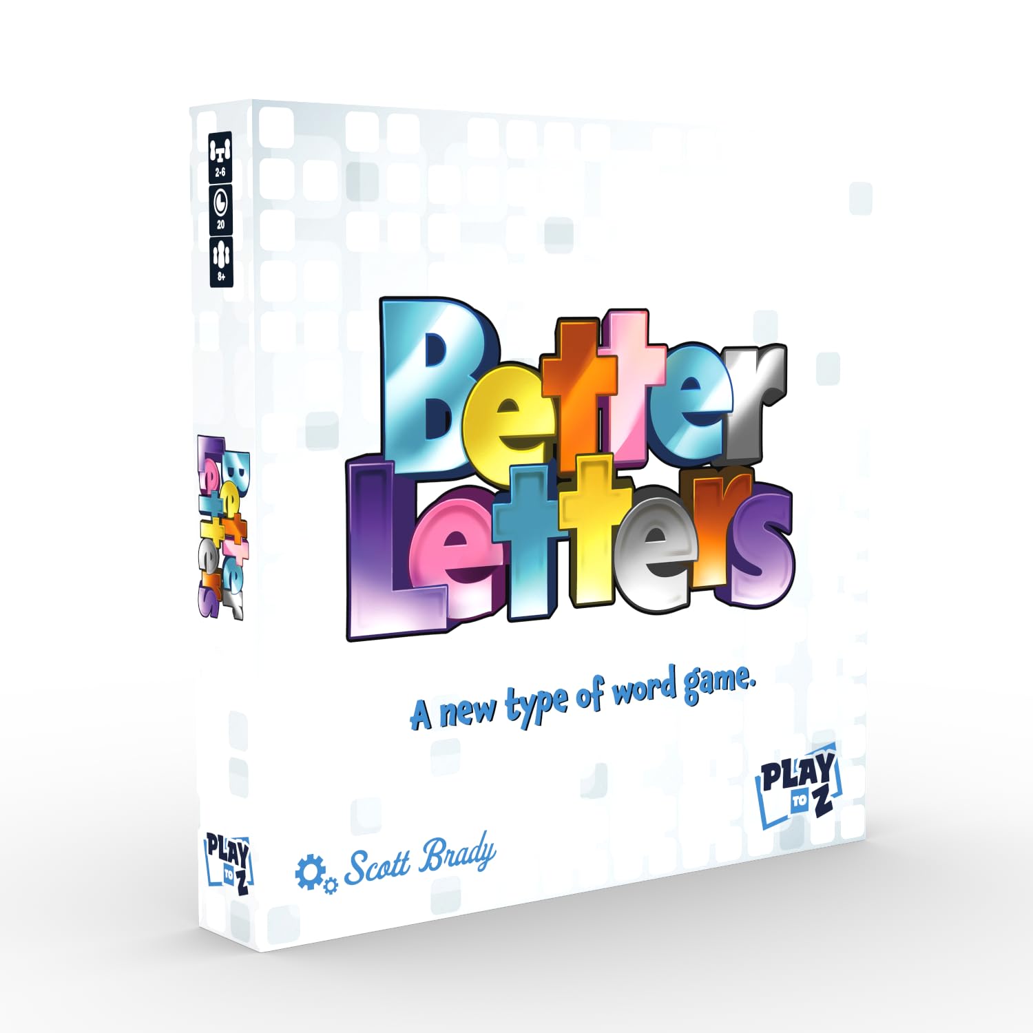 Better Letters Word Game | Fun and Fast-Paced Word Building for 2–6 Players | Ages 8+ | 15–20 Minutes | Creative Strategy Party Game by Scott Brady, Designer of Boop and Hues and Cues