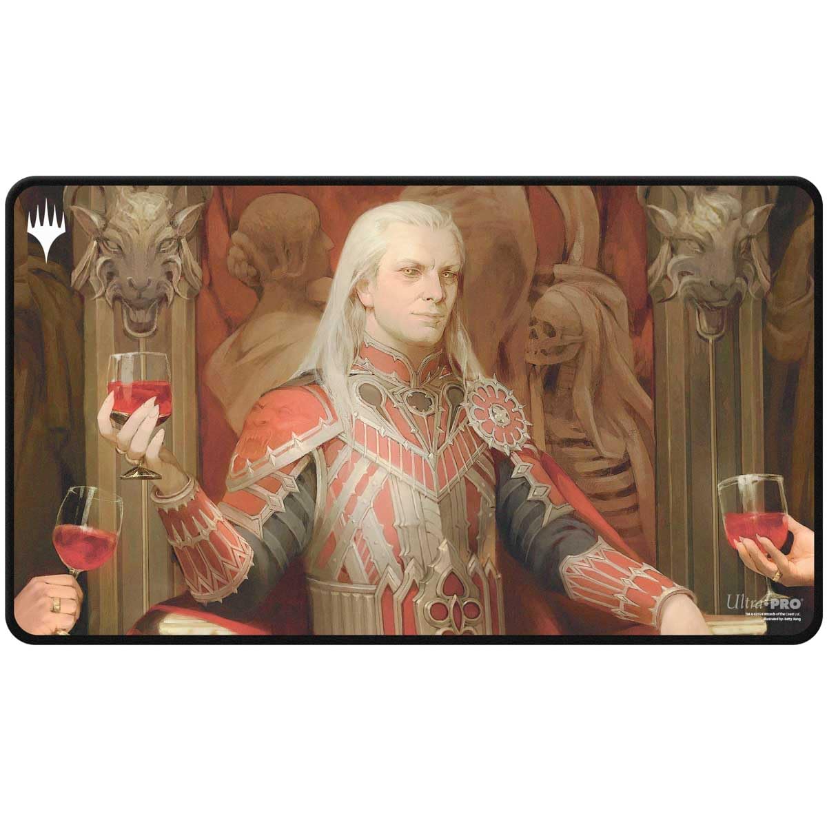 Ultra PRO - Innistrad Remastered Edgar Markov Black Stitched Playmat for Magic: The Gathering, Gaming Accessories, MTG Tabletop Gaming Gear, Card Game Supplies, TCG Playmat, Card Game Mat