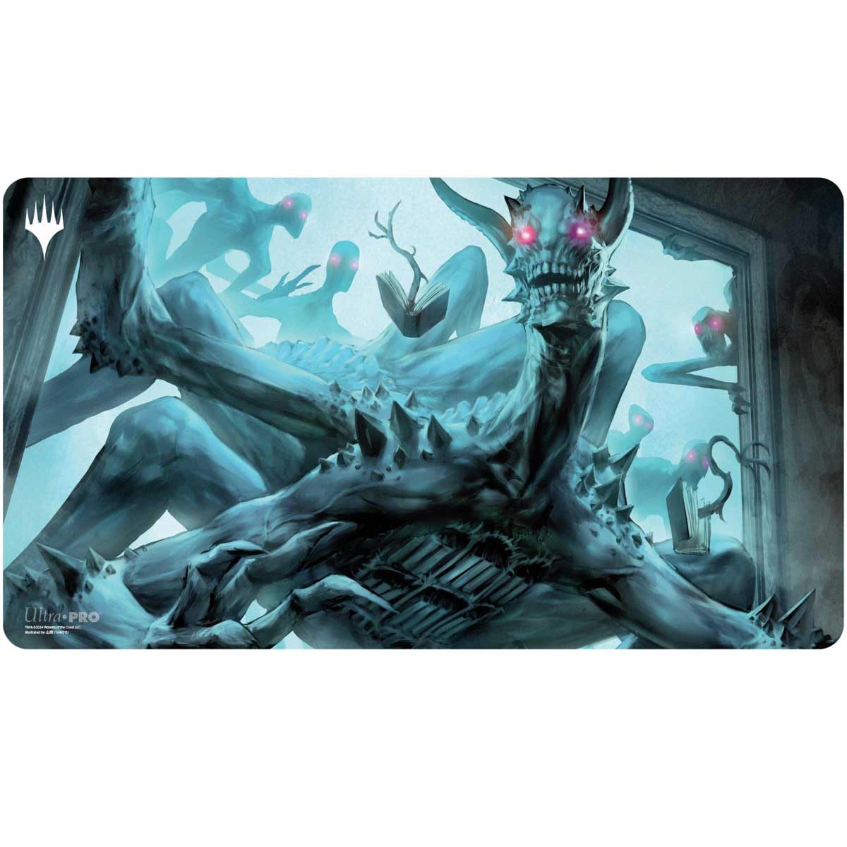 Ultra PRO - MTG Duskmourn Playmat Commander Ft. Overlord of The Floodpits for Magic: The Gathering, Use as Mousepad, Desk Mat, Protects MTG Cards During Gameplay