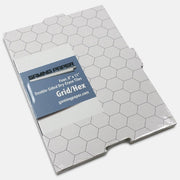 Gaming Paper 4 Pack Wet/Dry Erase Tiles 1" Hex