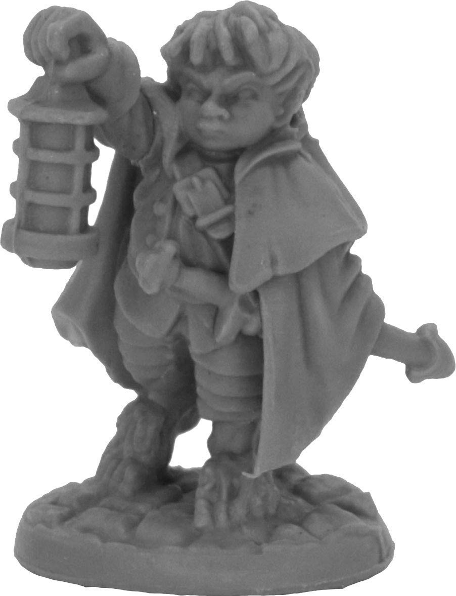 Reaper Miniatures Bergamot Halfling Scout Miniature 25mm Heroic Scale Bones Black