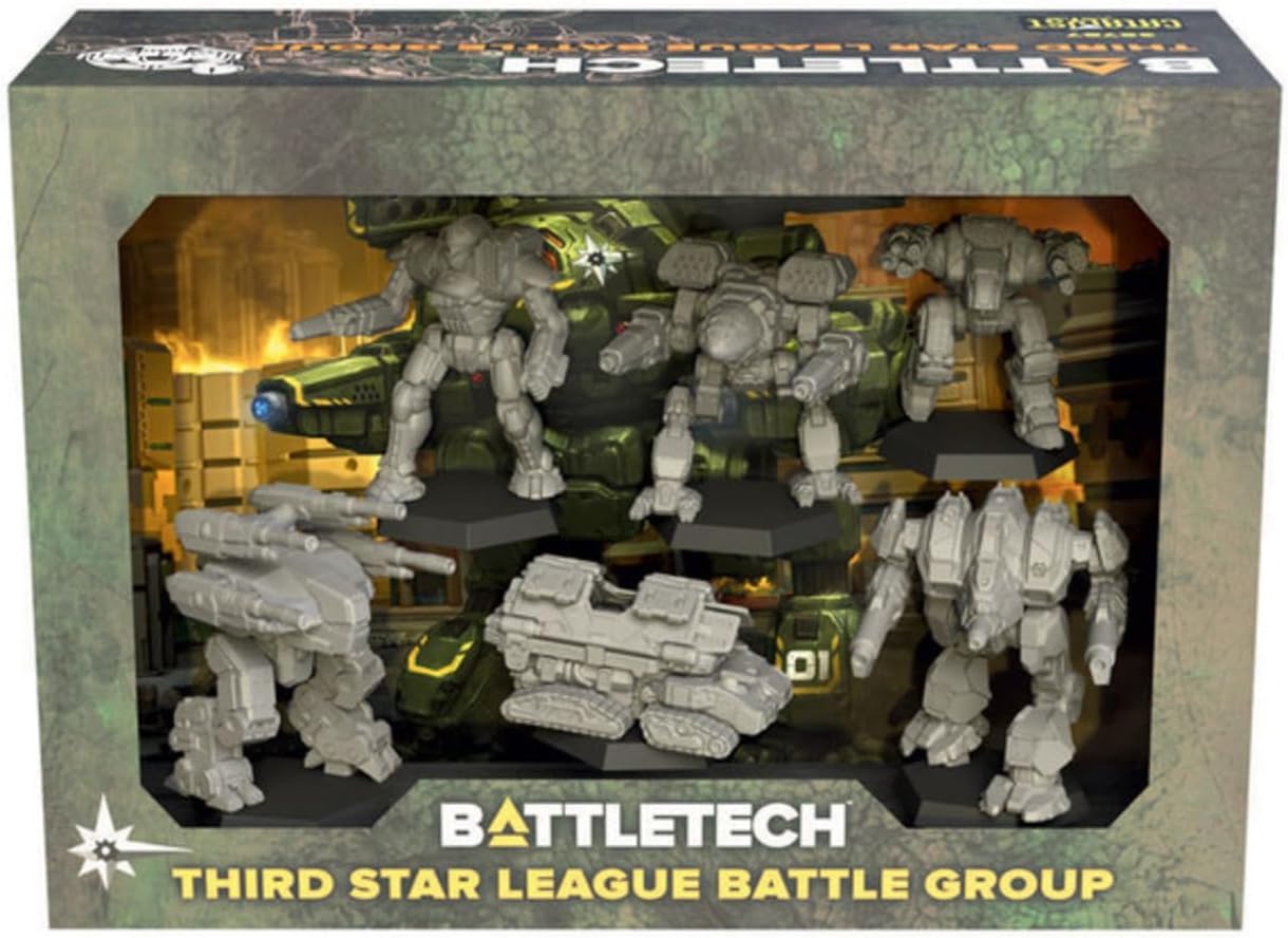 BattleTech Third Succession War Battle Group ForcePack – Iconic Era Mechs, Detailed Miniatures, Pilot & Alpha Strike Cards for Expanding Strategic Tabletop Warfare