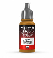 Vallejo Game Color Glorious Gold Paint, 18ml
