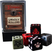 Maestro Media: The Binding of Isaac: Four Souls - Unholy Rollers Dice - 5pc Set, 6-Sided, Card Game Accessory, Tabletop Gaming, Officially Licensed
