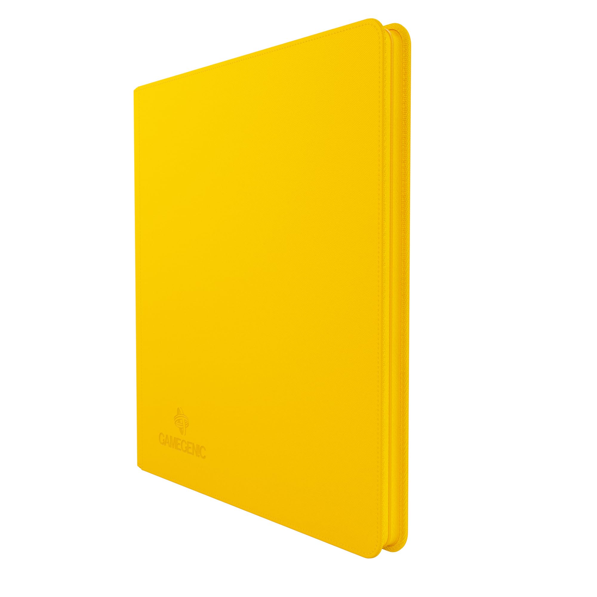 Gamegenic Zip-Up Album 24-Pocket, Organize Standard and Japanese Size Collectible Cards, Premium Card Game Protector, Holds up to 480 Cards, Ideal for Playset Collections, Yellow Color