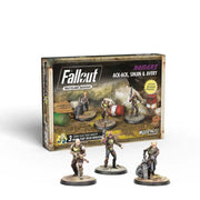 Modiphius Fallout Wasteland Warfare Ack Ack, Sinjin & Avery Fallout Minis