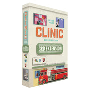 Capstone Games: Clinic Deluxe Extension 3 - Strategy Board Game Extension, 1-4 Players, Ages 12+, 60-150 Min Game Time