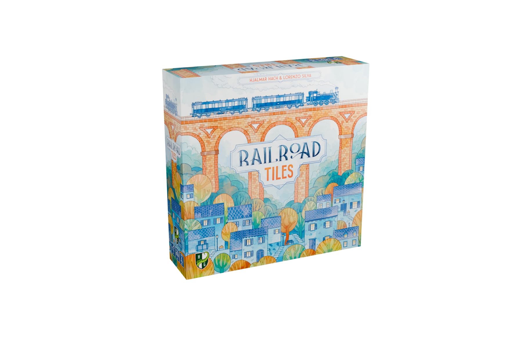 Railroad Tiles Board Game - Network-Building Tile-Laying Game, Family Fun Strategy for Kids & Adults, Ages 8+, 1-4 Players, 30-45 Minute Playtime