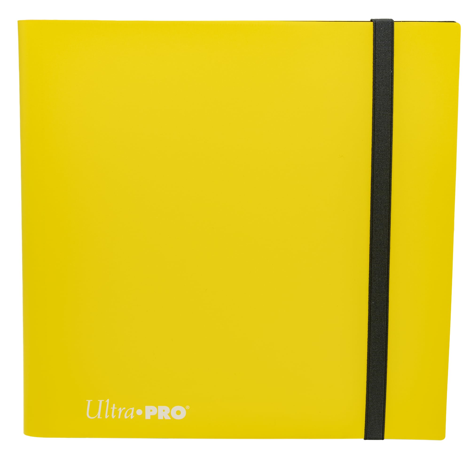 Ultra PRO Eclipse 12-Pocket Lemon Yellow PRO-Binder for 480 Cards - Standard Size, Protects Collectible, Gaming, Sports Cards in Ultra PRO Deck Protector Sleeves