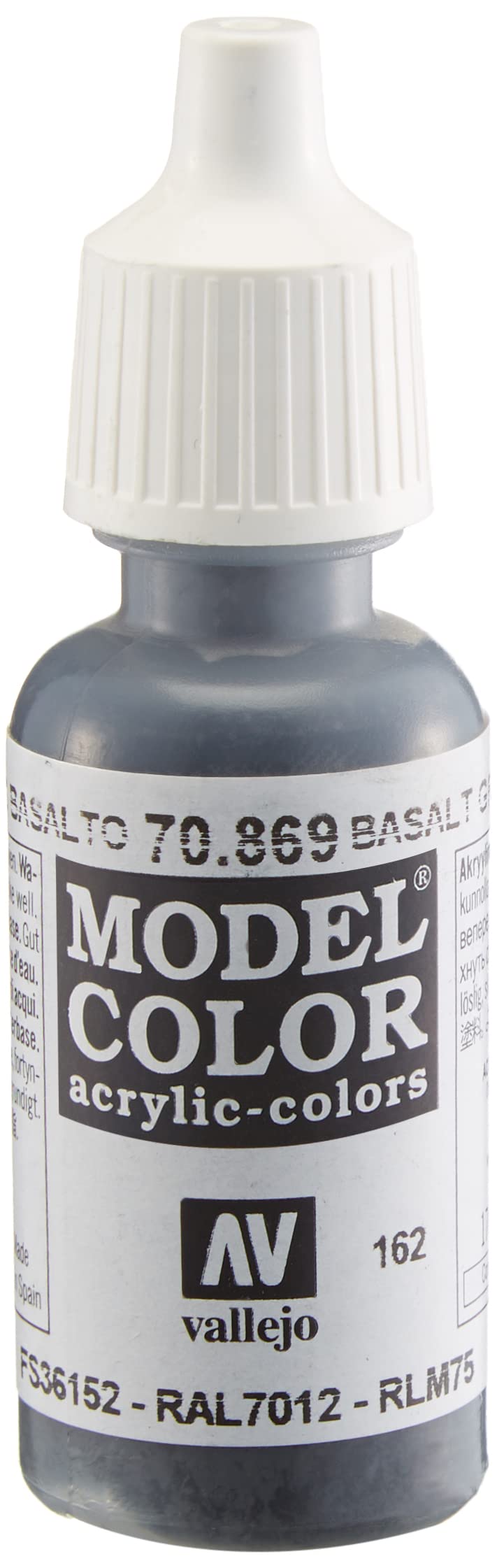 Vallejo Basalt Grey Paint, 18ml