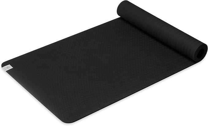 Gaiam Yoga Mat Performance TPE Exercise & Fitness Mat for All Types of Yoga, Pilates & Floor Exercises - Black