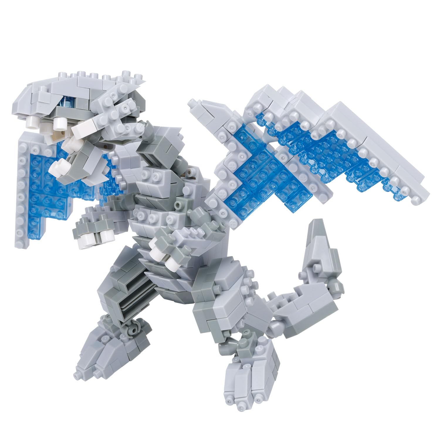 Nanoblock - Yu-Gi-Oh! Duel Monsters - Blue-Eyes White Dragon, Character Collection Series Building Kit
