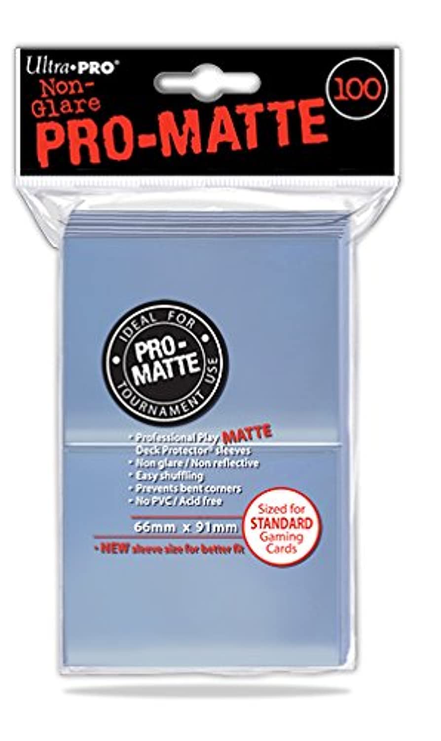Ultra Pro - Standard Pro Matte Card Sleeves 100 Pack - Clear