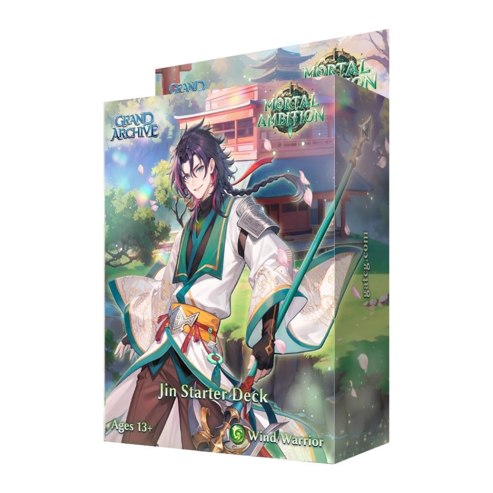 Grand Archive TCG: Mortal Ambition- Jin Starter Deck Display