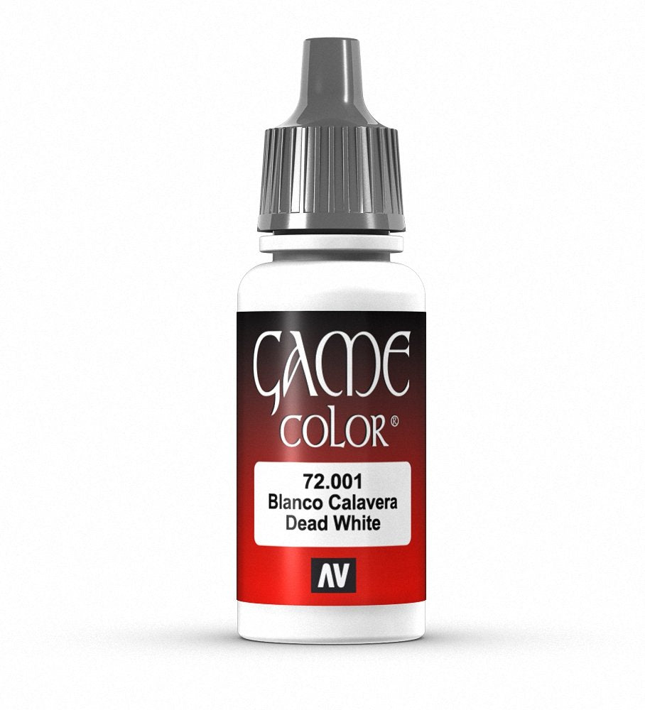 Vallejo Game Color Dead White Paint, 18ml