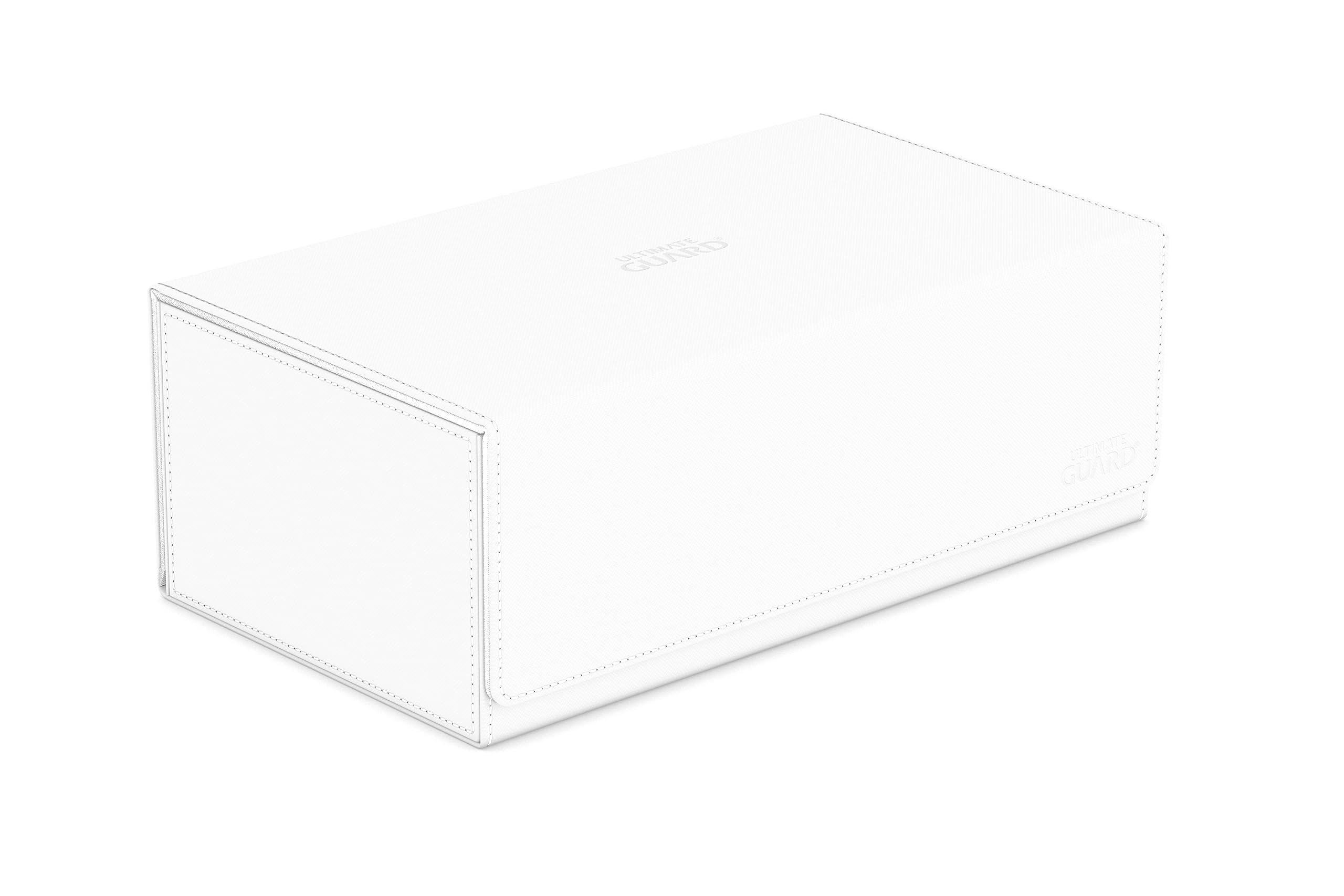 Ultimate Guard Arkhive 800+, Deck Case for 800 Double-Sleeved TCG Cards, White, Compatible with Boulders, Magnetic Closure & Microfiber Inner Lining