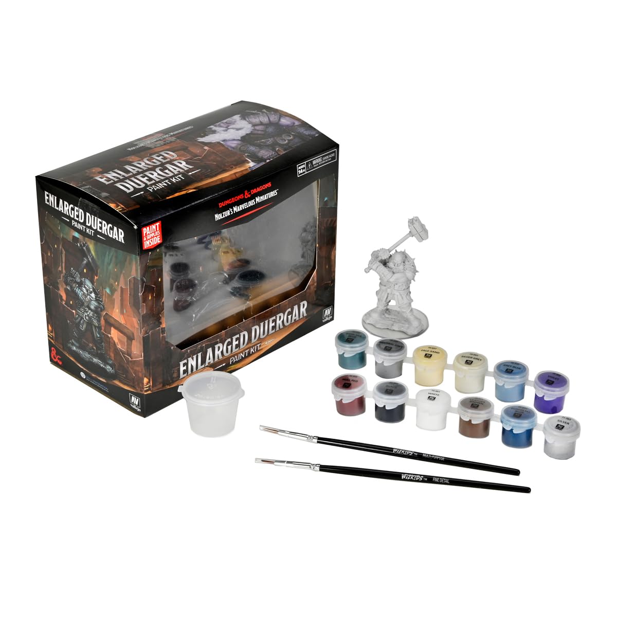 Dungeons & Dragons D&D Nolzur's Marvelous Miniatures: Paint Kit - Enlarged Duergar - All-in-One Paint Kit