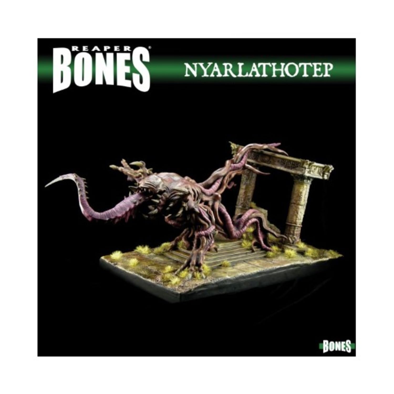 REAPER Nyarlathotep Miniature 25mm Heroic Scale Figure Dark Heaven Bones Miniatures, Unpainted