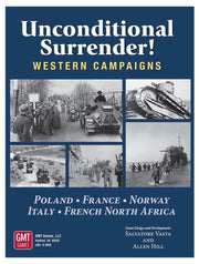 GMT Games Unconditional Surrender! Western Campaigns, WW2 Strategy Board Game,for Adults Ages 18+