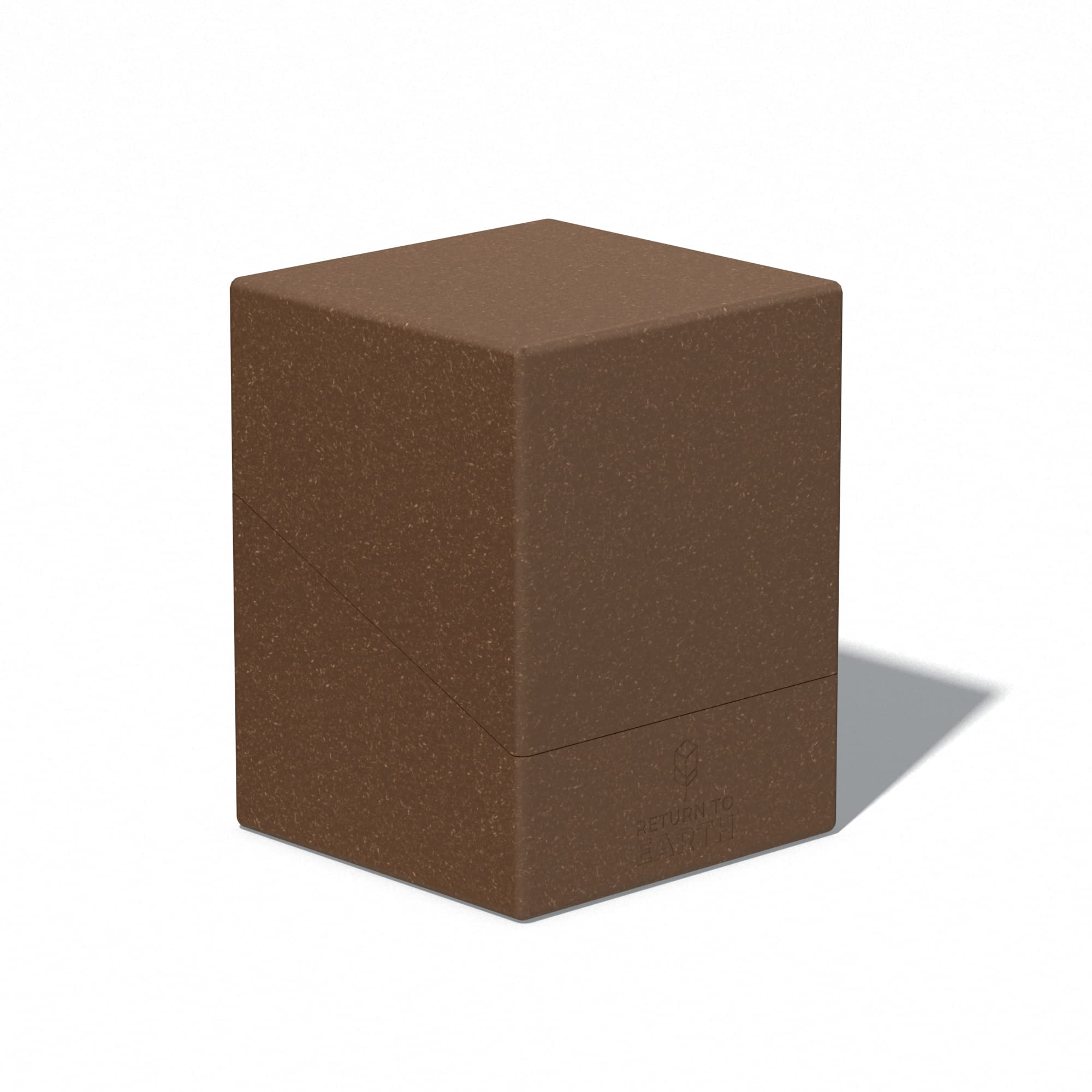 Ultimate Guard RTE Boulder 100+, Deck Case for 100 Double-Sleeved TCG Cards, Brown, 97% Renewable, Made in Germany, Secure & Durable Storage