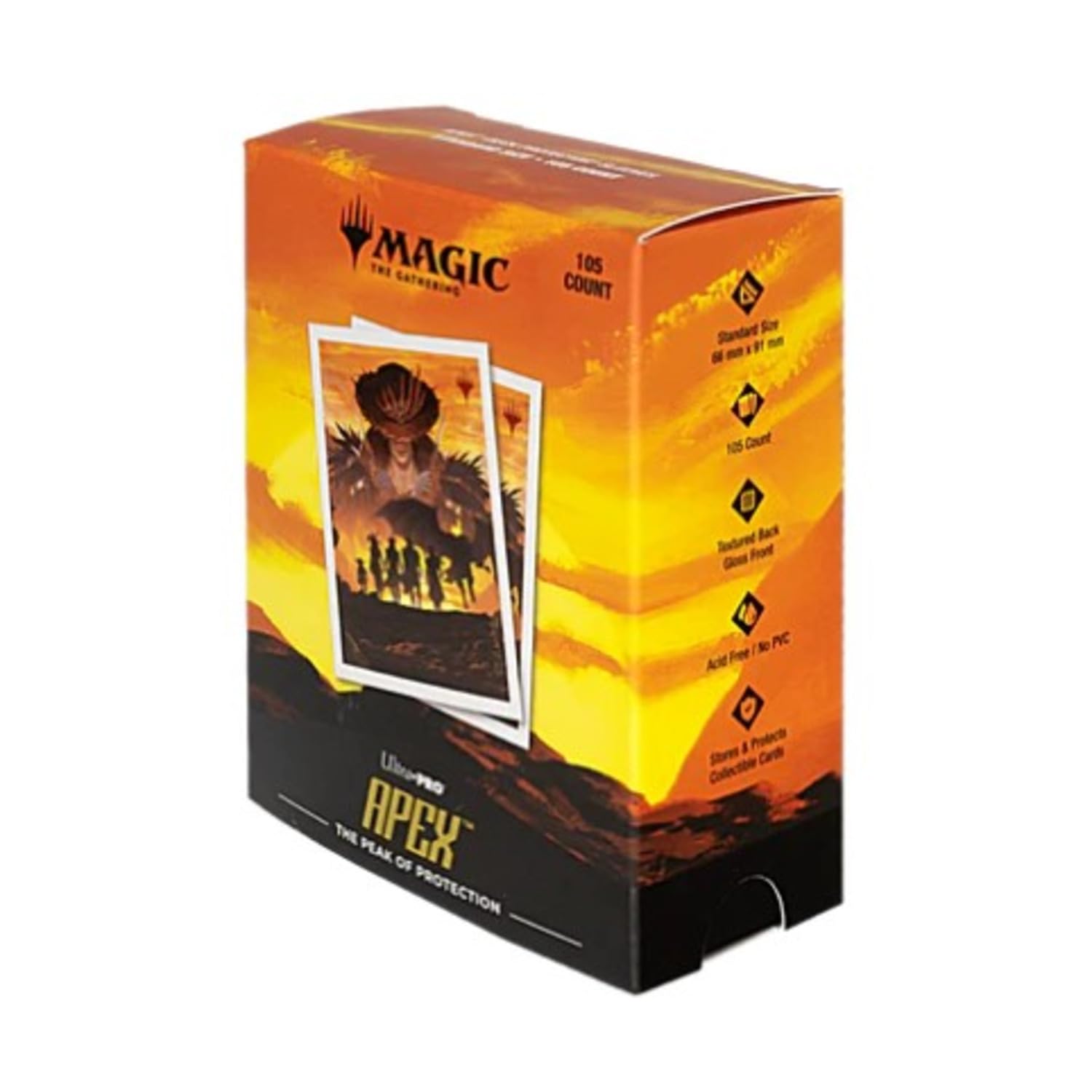 Ultra PRO - Outlaws of Thunder Junction 105ct APEX™ Deck Protector Sleeves Ft. Gang Silhouette for Magic: The Gathering, TCG Premium Collectible Protective Sleeve Card Pack