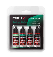 Vallejo - Cold Green Color Set | Game Color | Contains 4 Bottles x 18 ml (0.60 fl.oz.)