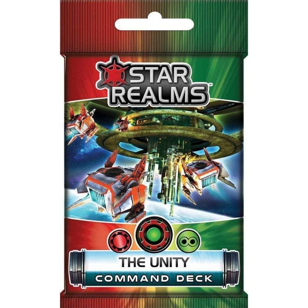 White Wizard Games, LLC Star Realms Command Deck: The Unity – Command Deck – Card Games for Adults Kids Family – 18 Cards per Pack, Red