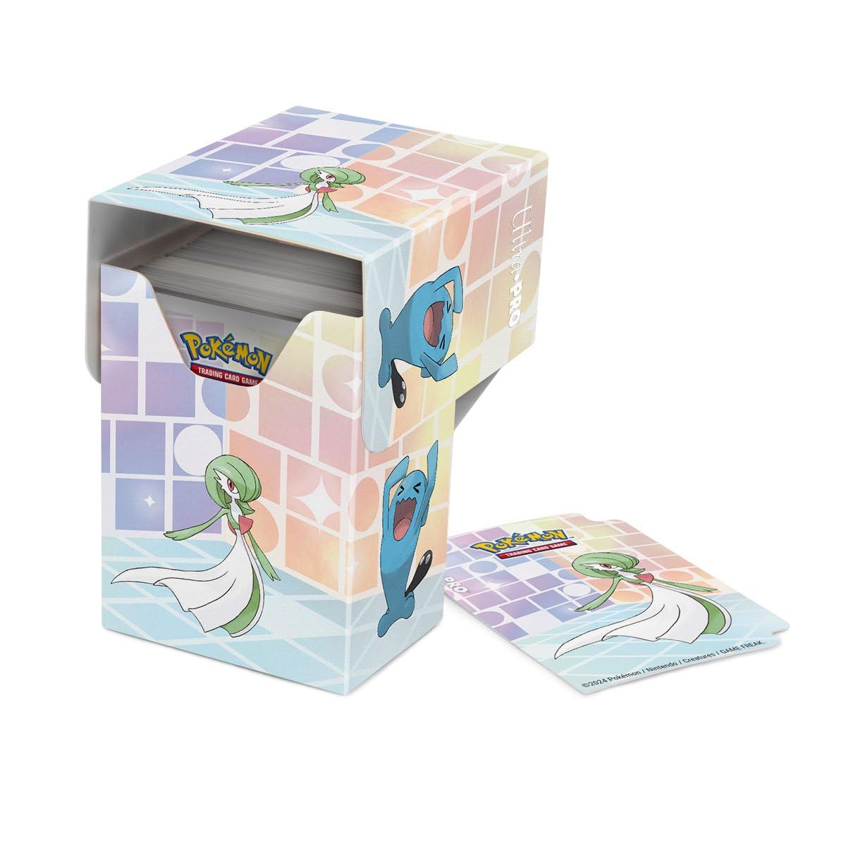 Ultra Pro - Gallery Series Trick Room Full View Deck Box® for Pokémon, Collector's Favorite Vibrant Design Large Capacity Durable Robust TCG Card Storage Box Accessory