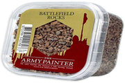The Army Painter Basing: Battlefield Rocks Miniature Models Bases for a Realistic Look, Brown