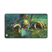 Ultra PRO - MTG Duskmourn Black Stitched Playmat Ft. Exhume for Magic: The Gathering, Use as Mousepad, Desk Mat, Protects MTG Cards During Gameplay