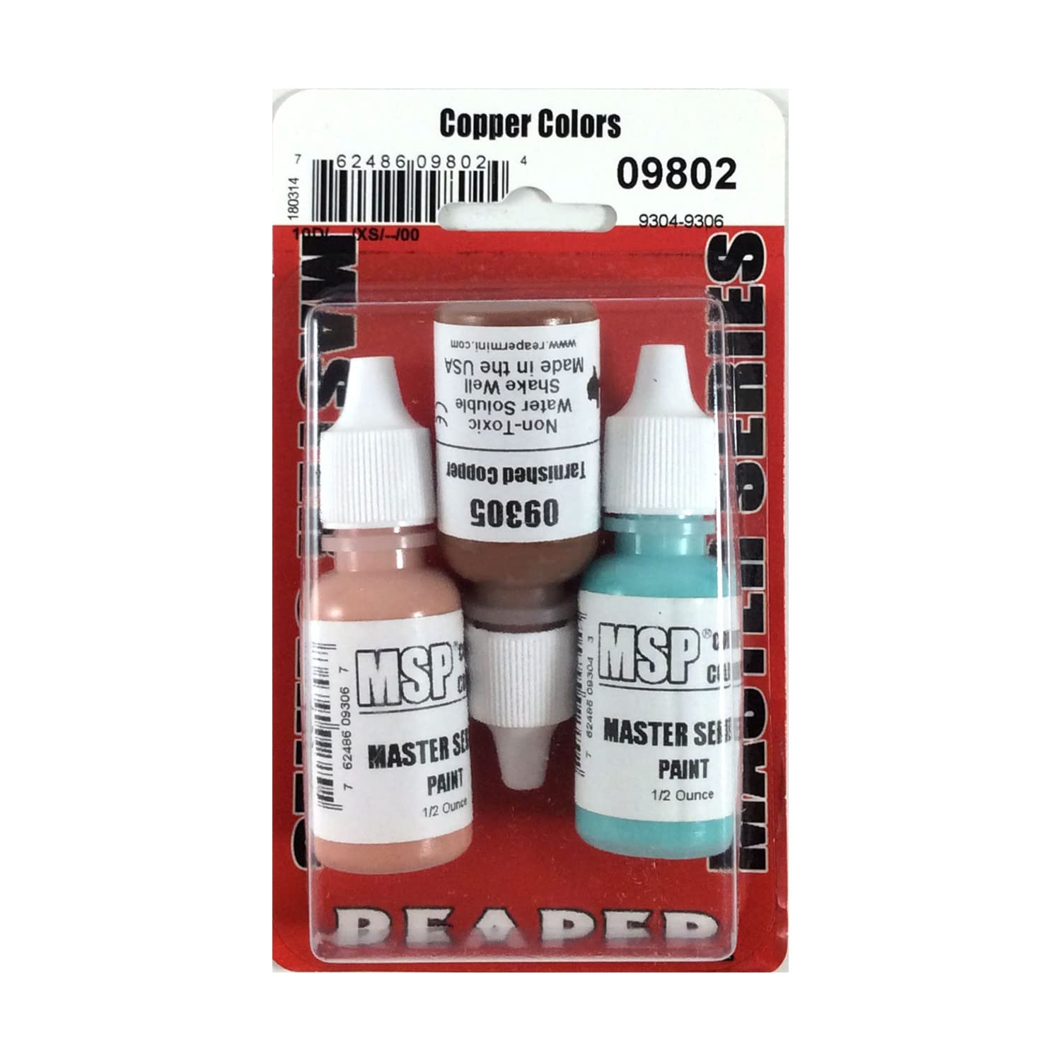 Reaper Miniatures Copper Colors #09802 Master Series Triads 3 Pack .5oz Paint