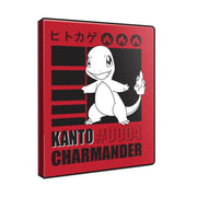 Ultra PRO - Charmander 4-Pocket Portfolio for Pokémon | Pokémon card binder, trading card organizer, TCG storage portfolio, collectible card holder, card sleeve, collector gift