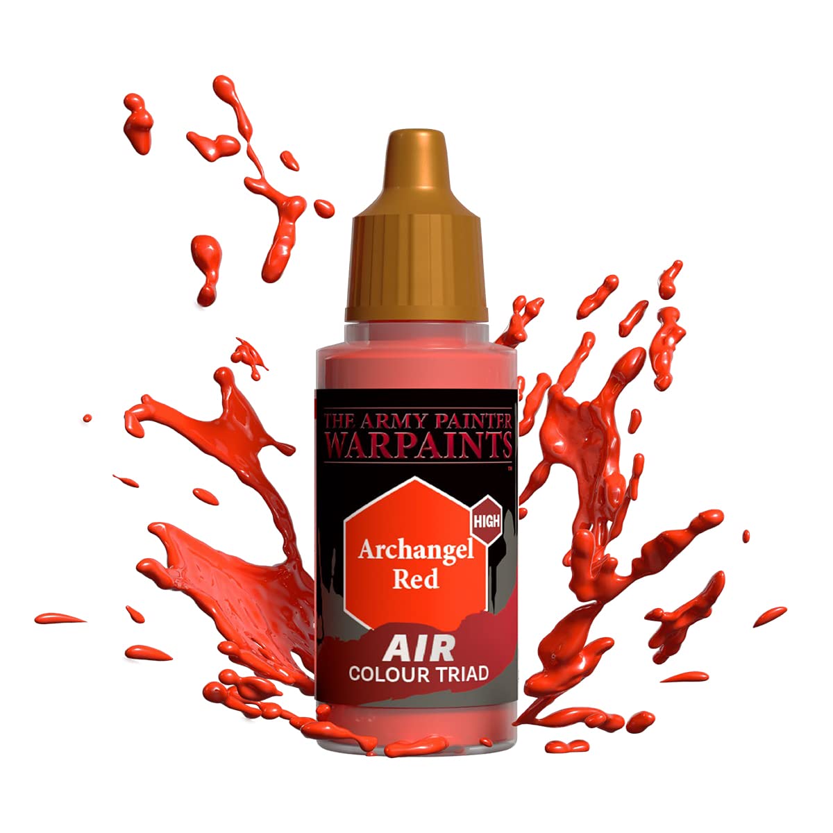 The Army Painter Warpaints Air Archangel Red - Water Based Airbrush paint – acrylic paint and primer for Tabletop Roleplaying, Boardgames, and Wargames Miniature Model Painting