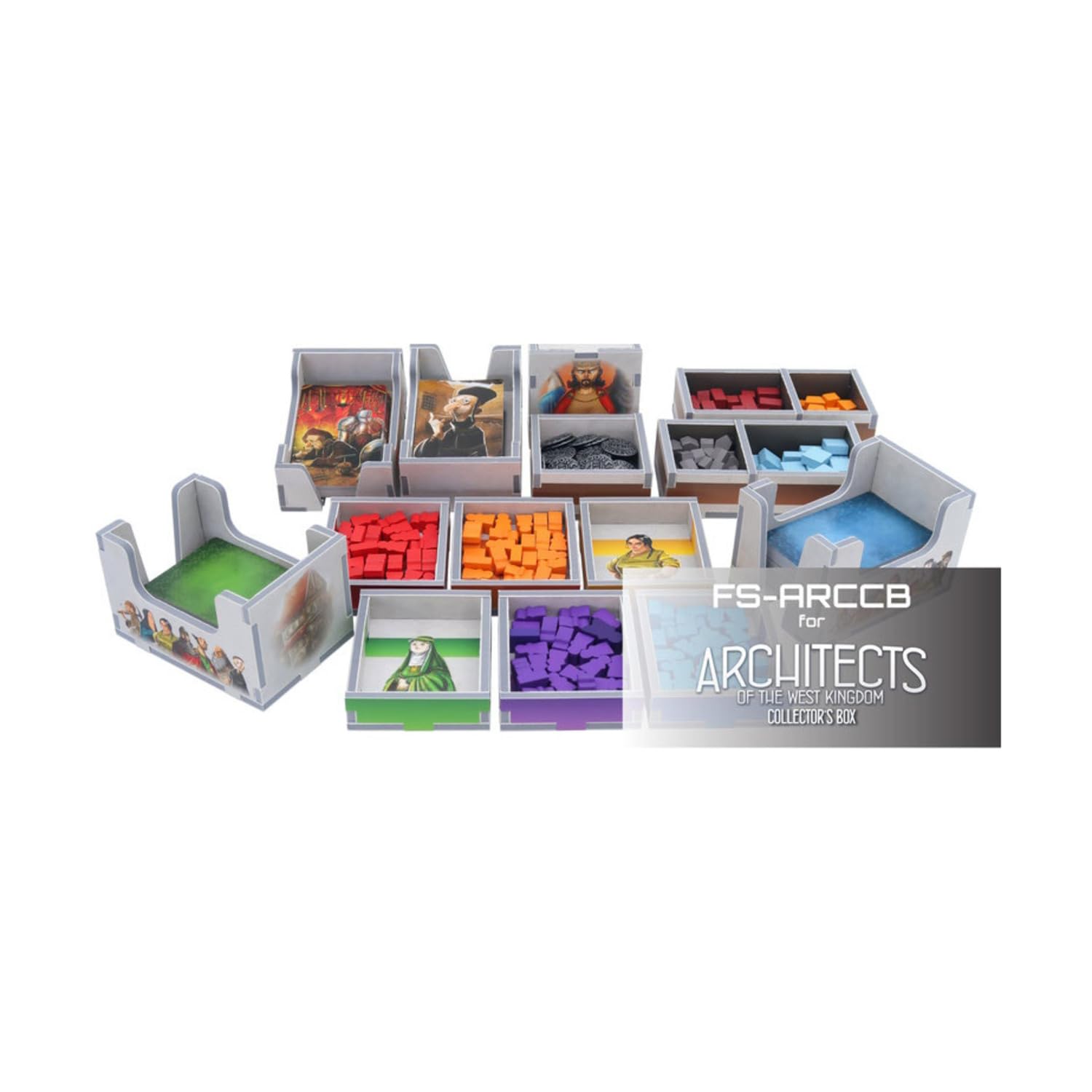 Folded Space Insert for Architects of The West Kingdom Collector's Box