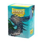 Dragon Shield | Matte Dual Standard Size Card Sleeves | 100 CT - Smooth & Tough Premium TCG Sleeves - Compatible with Pokemon, Flesh & Blood, One Piece & Magic The Gathering | Lagoon