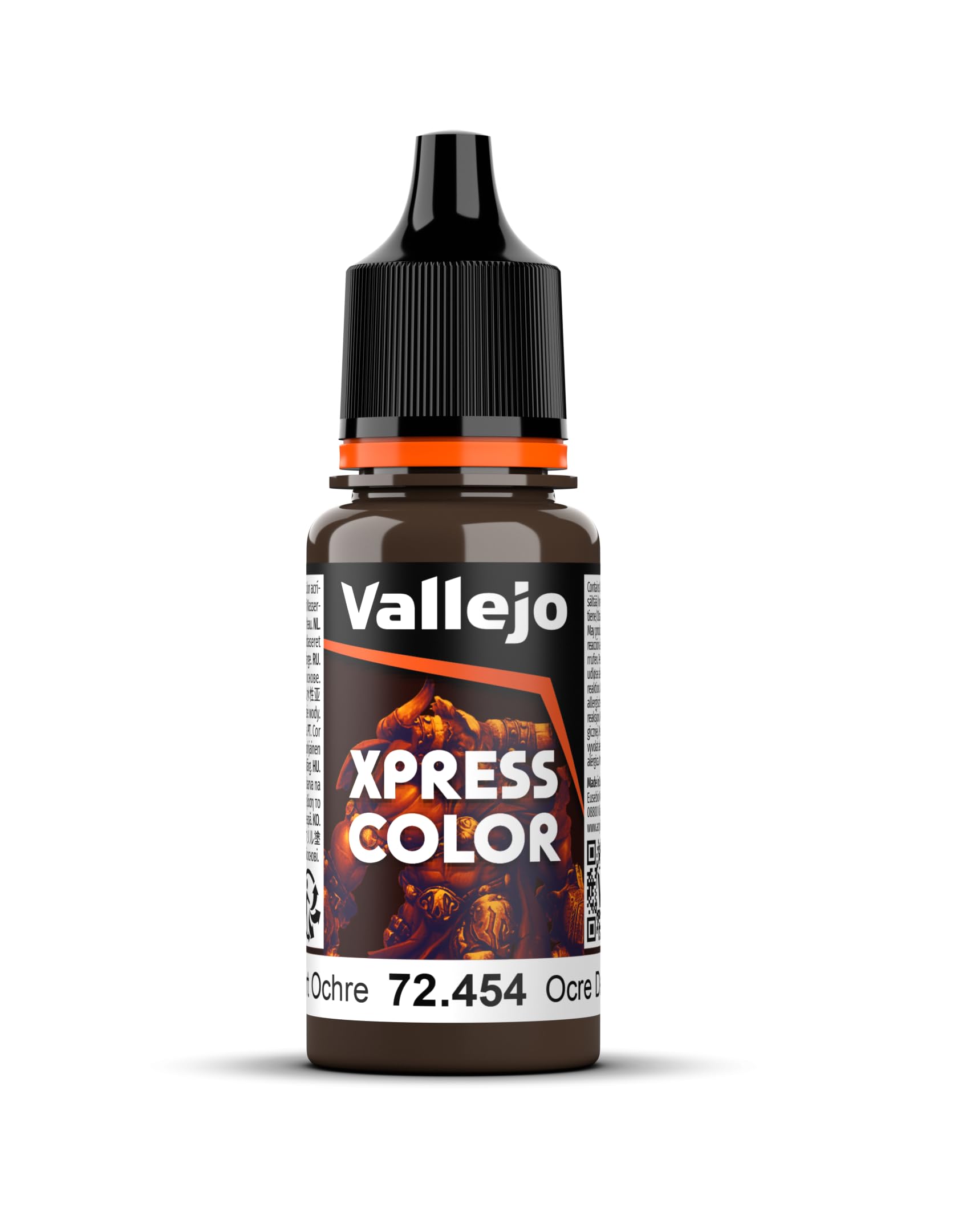Vallejo - Xpress Color | Desert Ochre 18 ml. (0.6 fl.oz.) | Speedy Application and Drying | Vibrant and Saturated Tones | Allows Colors to Flow Easily over the Miniature Surface