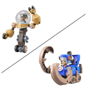 Bandai Spirits One Piece Chopper Robot Super No.2 & No.3 (Heavy Armor & Hondozer) Plastic, Color-Coded Plastic Model
