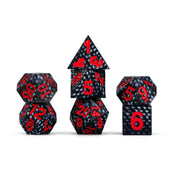 FanRoll Dragon StormTM Silicone Dice Set: Black Dragon Scales