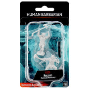 D&D: Nolzur's Marvelous Minis: Human Barbarian Male Wave 14 (Unpainted)
