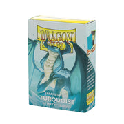 Dragon Shield | Japanese Size Card Matte Sleeves | 60 CT - Smooth & Tough Premium TCG Sleeves - Compatible with Yu-Gi-Oh, Naruto, Cardfight & Vanguard | Turquoise - Players' Choice